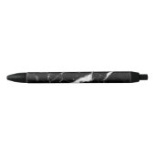Black MArble Zwarte Inkt Pen (Voorkant)