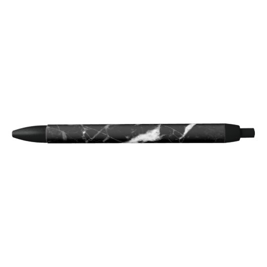 Black MArble Zwarte Inkt Pen (Voorkant)