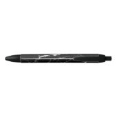 Black MArble Zwarte Inkt Pen (Achterkant)