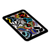 Black Marbles Magnet Magneet (Rechterzijde)