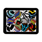 Black Marbles Magnet Magneet (Horizontaal)