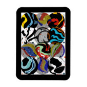 Black Marbles Magnet Magneet (Verticaal)