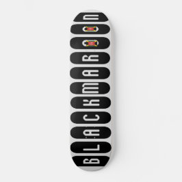 BLACK MAROON Skateboard