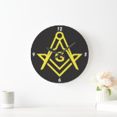 black masonic grote klok (Huis)