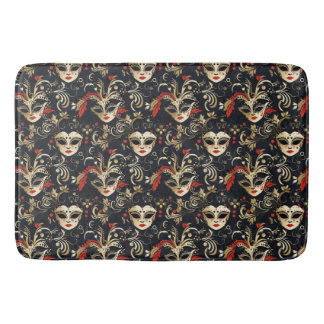 Black Masquerade Mask Badmat