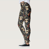 Black Masquerade Mask Leggings (Links)