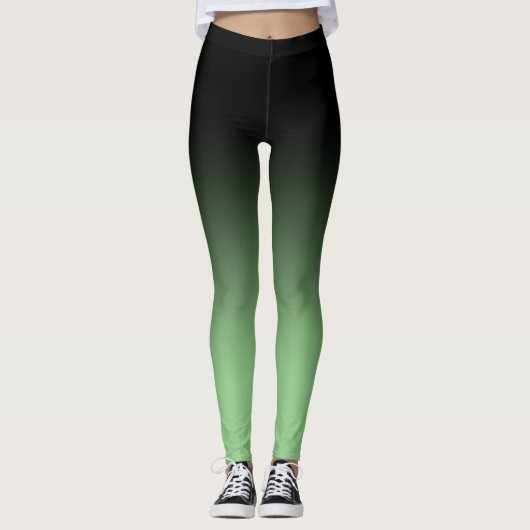 Black Matcha Ombre Leggings (Voorkant)