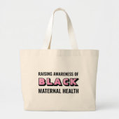 Black Maternal Health Awareness Canvas tas (Voorkant)