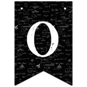 Black Math Formulas Graduation Congratulations Vlaggetjes (Tweede vlag)