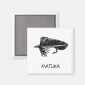 "Black Matuka" Flyfish Art Magnet (Voorkant / Achterkant)
