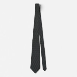 Black Medieval Dragons Neck Tie Stropdas