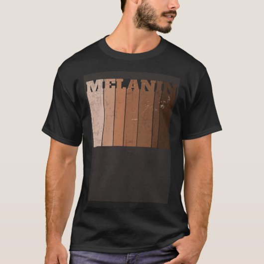 Black Melanin Pride For Women Men Afro Queens King T-shirt (Voorkant)