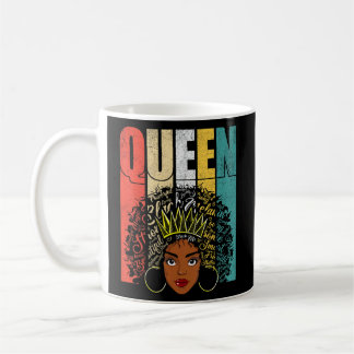 Black Melanin Queen Afro Women Girl Apparel Afrika Koffiemok