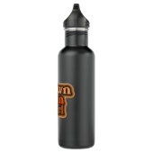 Black Melanin Queen Magic Brown Skin Girl Juneteen Waterfles (Rechts)