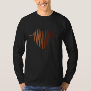 Black Melanin Skin Tone Heart Rate Black Historie  T-shirt