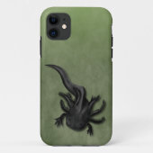 Black Melanoid Axolotl Art Case-Mate iPhone Case (Achterkant)