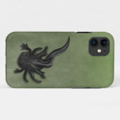 Black Melanoid Axolotl Art Case-Mate iPhone Case (Achterkant (horizontaal))