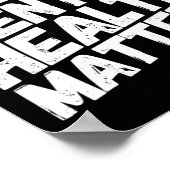 Black Mental Health Maters Therapy Gift Poster (Hoek)