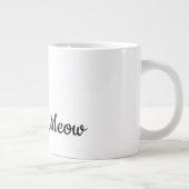 Black Meow Cat Grote Koffiekop (Rechts)