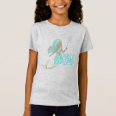 Black Mermaid Kinder T-Shirt (Voorkant)