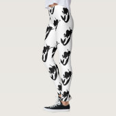Black Mermaid Silhouette Thunder_Cove Leggings (Links)