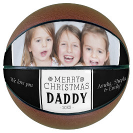 Black Merry kerstpappa foto Basketbal
