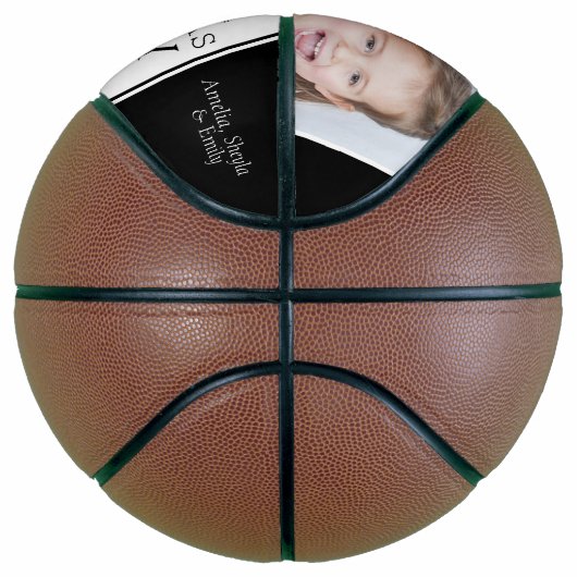 Black Merry kerstpappa foto Basketbal (Rechts)