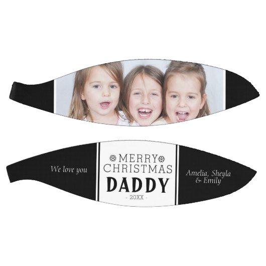 Black Merry kerstpappa foto Basketbal (Panelen)