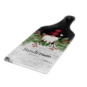 Black Merry kerstrode buffalo Pset Gnome Snijplank (Hoek)