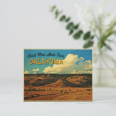 Black Mesa Oklahoma Briefkaart (Staand voorkant)