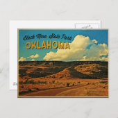 Black Mesa Oklahoma Briefkaart (Voorkant / Achterkant)