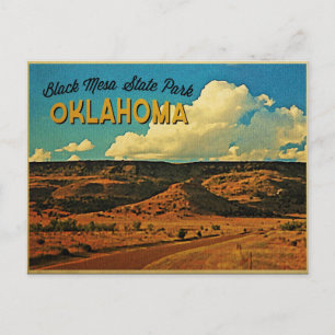 Black Mesa Oklahoma Briefkaart
