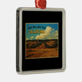 Black Mesa Oklahoma Metalen Ornament (Rechts)