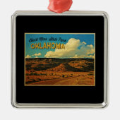 Black Mesa Oklahoma Metalen Ornament (Voorkant)