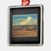 Black Mesa Oklahoma Metalen Ornament (Links)