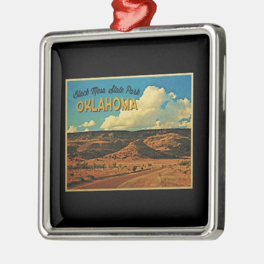 Black Mesa Oklahoma Metalen Ornament (Links)