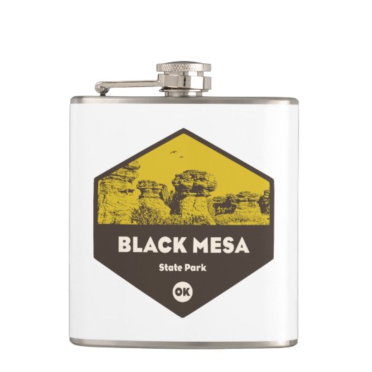 Black Mesa State Park Oklahoma Heupfles (Voorkant)