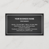 Black Mesh Gold Home Toestellen Reparatie Visitekaartje (Achterkant)