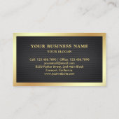 Black Mesh Gold Sniper Rifle Pistool Shop Gunsmith Visitekaartje (Achterkant)