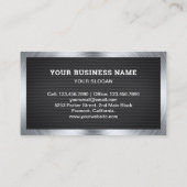 Black Mesh Hardware Power Tool Red Drill Machine Visitekaartje (Achterkant)