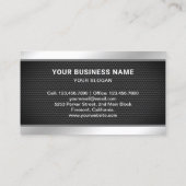 Black Mesh Logistiek Transport Vrachtwagen Visitekaartje (Achterkant)