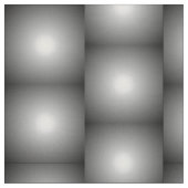 Black Mesh White Balls Moire van Kenneth Yoncich Stof (Swatch)