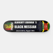 BLACK MESSIAH Skatebord, 7¾" Deck Persoonlijk Skateboard (Horizontaal)