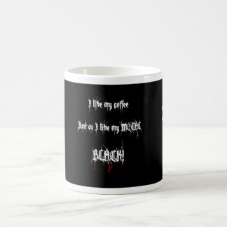 Black Metal Coffee Koffiemok