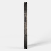 Black Metal D Monogram Iphone Case Hoesje (Rechterkant)