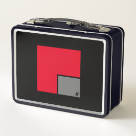 BLACK Metal Lunchbox van #METROPOLIM