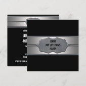 Black Metal Man 40ste verjaardag Kaart (Voorkant / Achterkant)