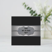 Black Metal Man 40ste verjaardag Kaart (Staand voorkant)