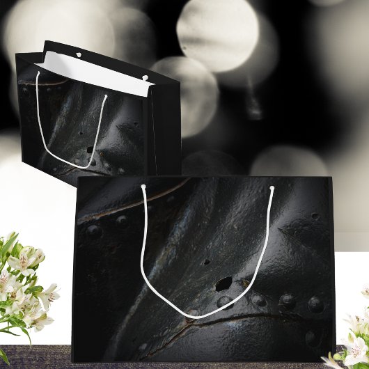 Black metal minimalistische man partij groot cadeauzakje