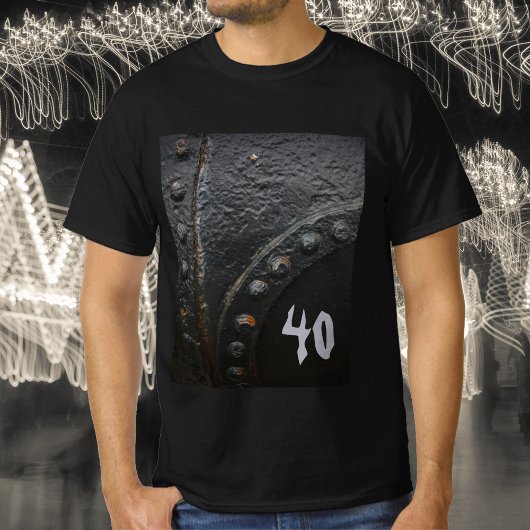 Black metal minimalistische man partij t-shirt